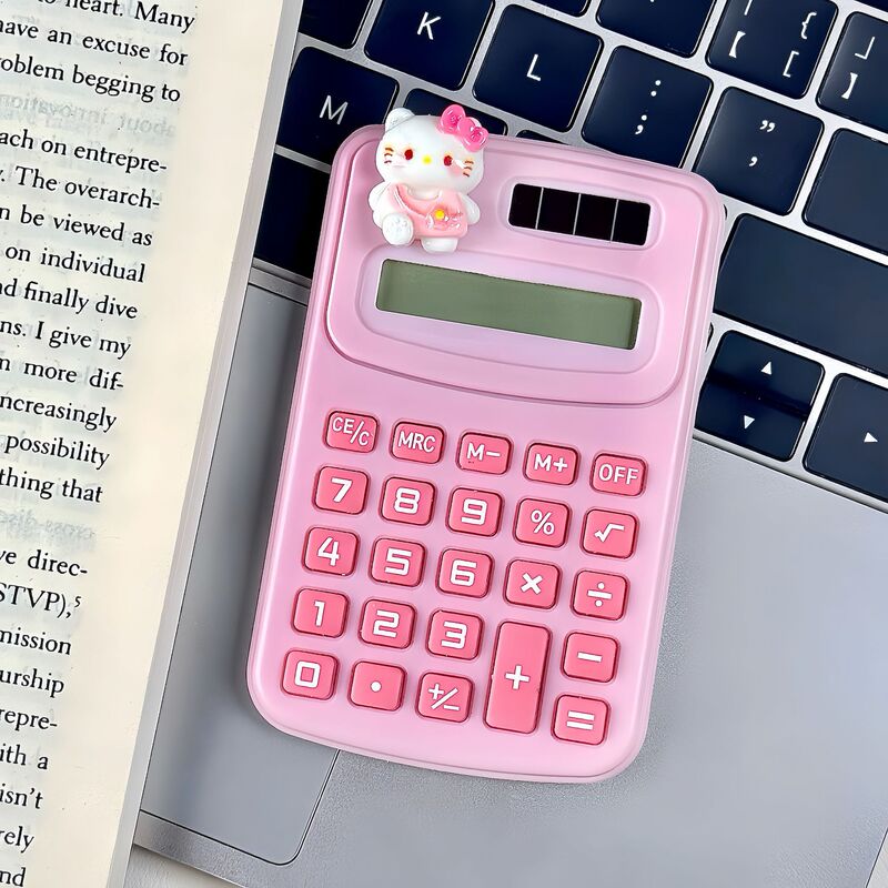 かわいい漫画高颜値ミニ電卓携帯型学生オフィス小型コンピュータ学習文房具卸売り|undefined