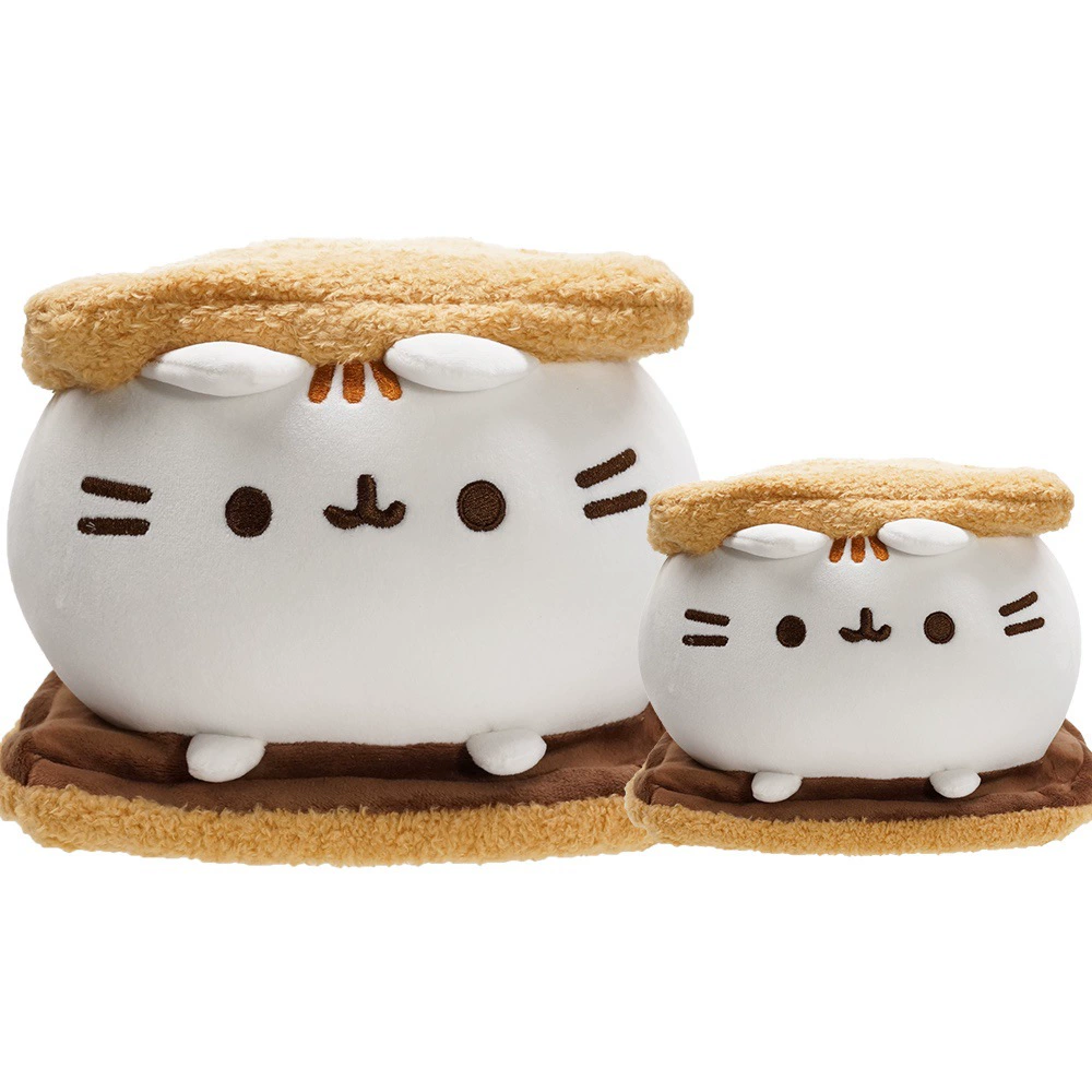 Мягкая игрушка Pusheen 15 см, толстый блинный котик — несколько дизайнов в стиле еды