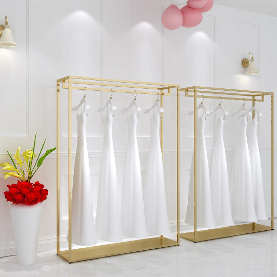 Wedding Dress Shelf Display Rack Floor-to-Floor Golden Special Photo Studio Dress Shelf Stainless Steel Golden Wedding Dress Shop Hanger Wedding Dress Shelf Display Rack Floor-to-Floor Golden Special Photo Studio Dress Shelf Stainless Steel Golden Wedding Dress Shop Hanger