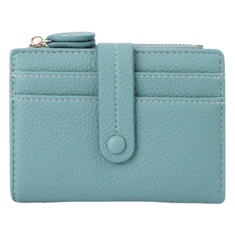 Rfid Anti-Theft Wallet New Multi-Card Slot Short Women's Pebbled Export Clutch Bag Wholesale Wallet