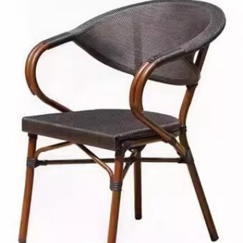 Mesa y silla de aluminio al aire libre Mesa y silla de balcón silla de patio comedor al aire libre hotel de cabina silla de bar muebles al aire libre