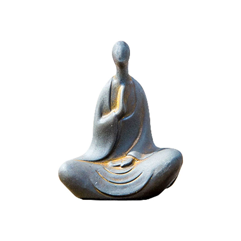 Новый китайский национальный стиль, без лица—статуя Будды, Zen декоративное исследование, обучение, чайная чашка, хэндмрафт из чугуна, домашнее убранство
