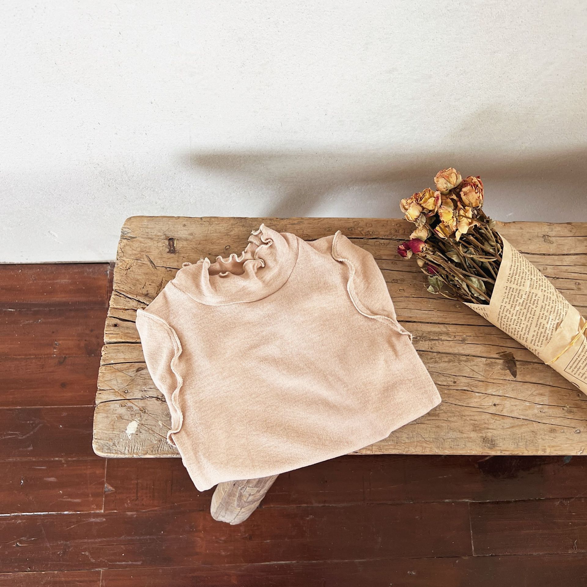 Suga pear Children 's Clothing Girls Top Top Top otoño 2026 nuevos niños hongos ropa de otoño pijama bebé ropa