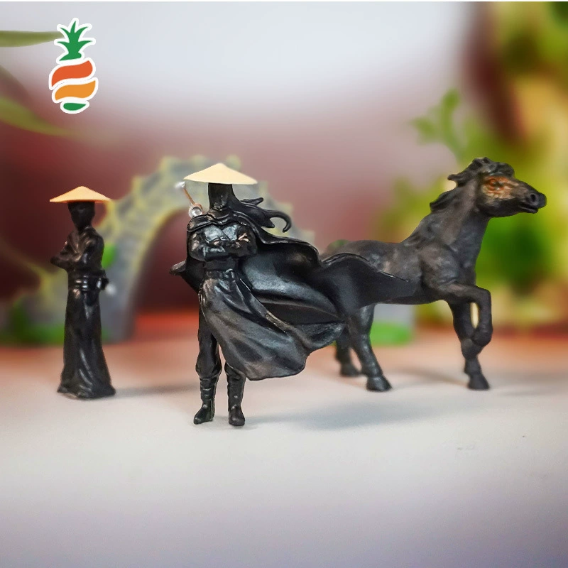 Древний стиль рыцарского миниатюрного кукольного моделирования