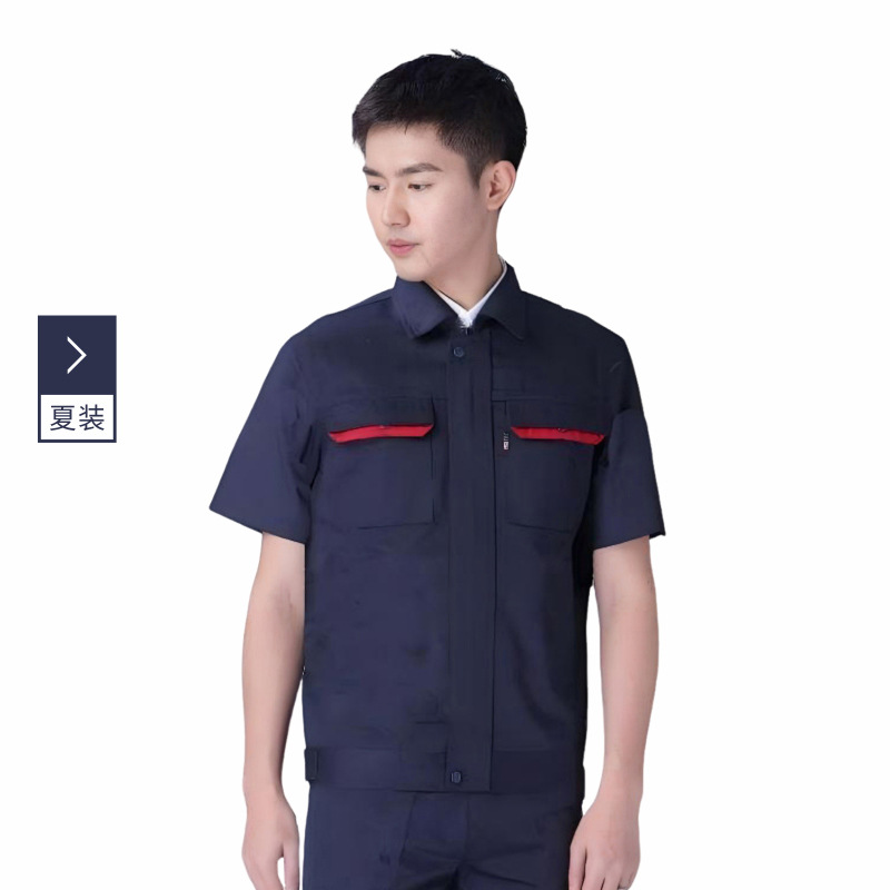 Ropa de protección laboral, ropa de trabajo de invierno, ropa de trabajo con LOGO impreso y bordado personalizado para electricistas y soldadores, ropa de trabajo azul oscuro resistente al desgaste y a las manchas.