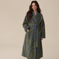 秋の冬の女性のパジャマの半分のベルベットの新しい長さの厚い寝衣のサンゴのベルベットのスーツの春と秋の朝のバスローブ