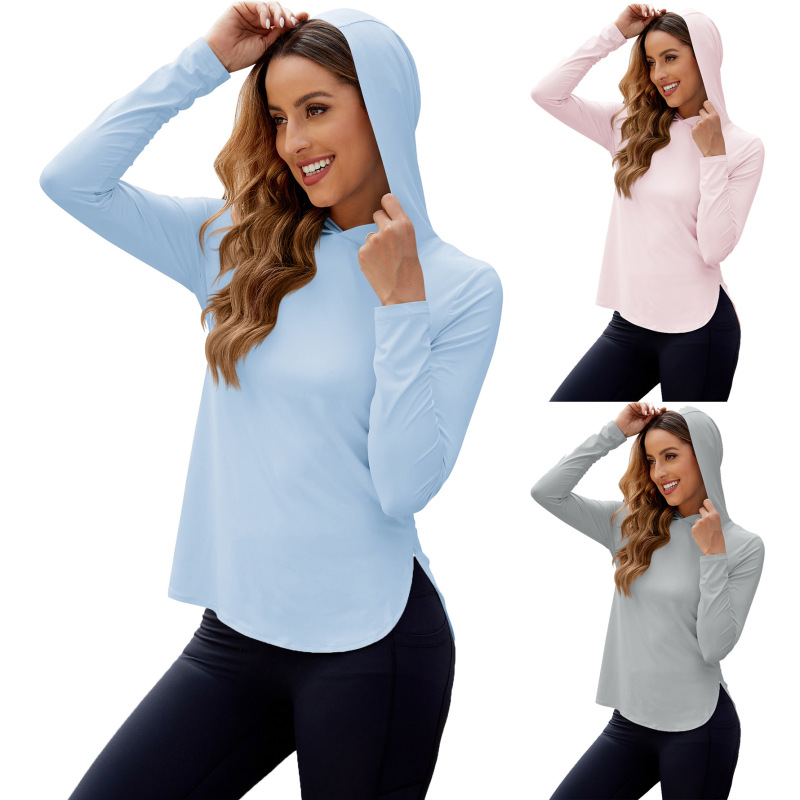 Amazon's Best-Selling Upf 50+ Sun Protection Shirt Hoodie Spf Long-Sleeved Uv Protection Sports Outdoor Sun Protection Clothing