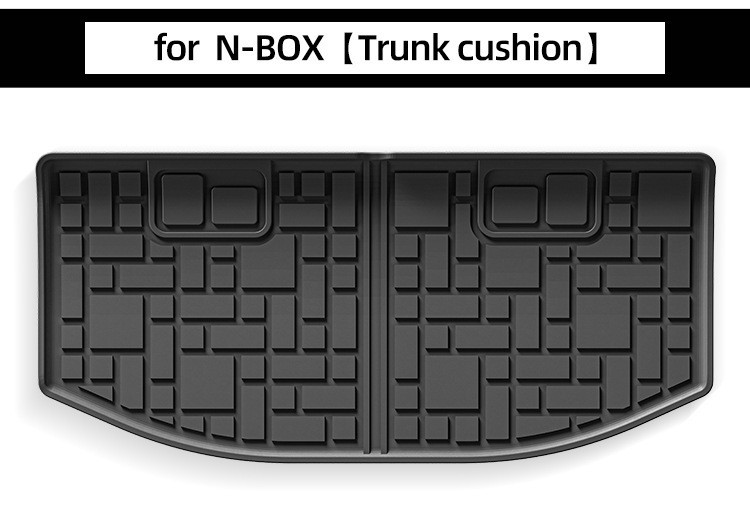 Suitable for 23 Models of Honda N-Box Jf5/Jf6 Right-Hand Drive Cars, Full Tpe Floor Mats, Trunk Mat, Cross-Border