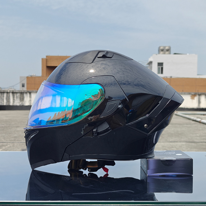 Orz nuevo casco de motocicleta casco para hombre casco para mujer locomotora casco completo Xia 3C certificado doble lente cuatro estaciones universal