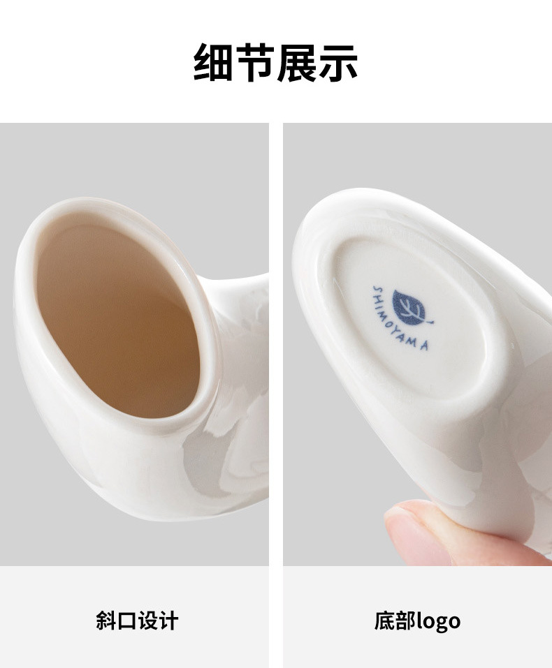 【中國直郵】 霜山 小鳥牙籤筒1個 萌趣擺飾 瓷製 多功能 迷你插花器