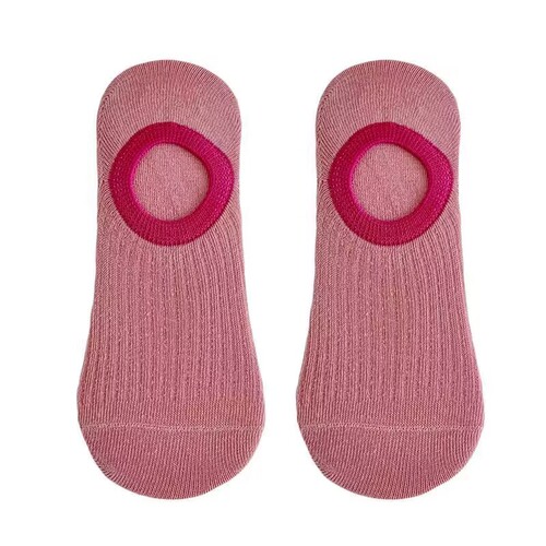 Socks for women summer cotton thin ice cream color matching boneless boat socks absorb sweat, breathable, non-slip, invisible socks