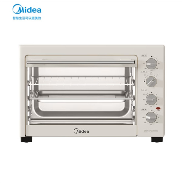 Midea 40L Upper and Lower Independent Temperature Control Four-Layer Large-Capacity Household Baking Electric Oven Pt4003