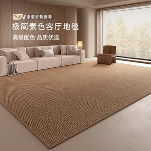 Cross-Border Dropshipping Imitation Sisal Anti-Cat Claw Carpet Bedroom Living Room Bedside Blanket Pineapple Ring Washed Bottom Solid Color Carpet