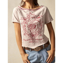 E 83234 Graffiti Asymmetric Tee Ϳѻб���ɹ�����羳��ó