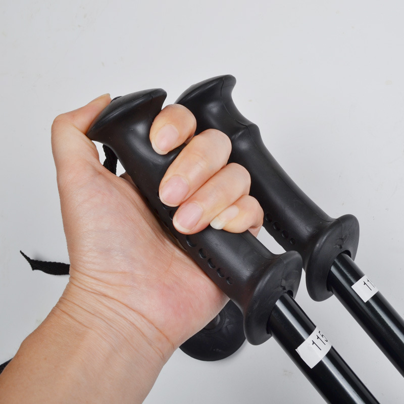 Langlauf-Schneestöcke aus Aluminiumlegierung für Bergsteigen und Trockenlandtouren_voghion.com