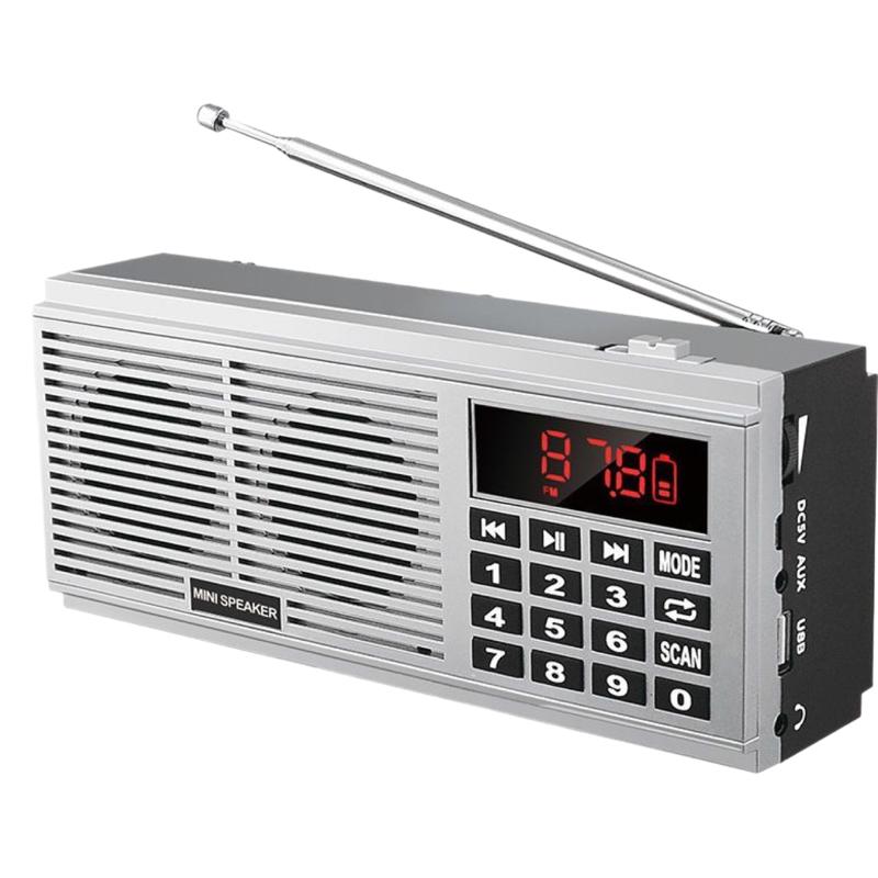 Fabricantes felices acompañantes L-518 doble tarjeta de altavoz de radio AM / FM reproductor de comercio exterior pantalla de energía