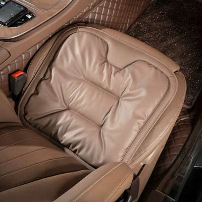 Car seat cushion anti-fouling leather winter single-piece Mercedes-Benz BMW high-end car special rear row integrated three-piece seat cushion (Seat cushion, seat cover) - non-standard-clean-version-chestnut-brown-front-row-sheet