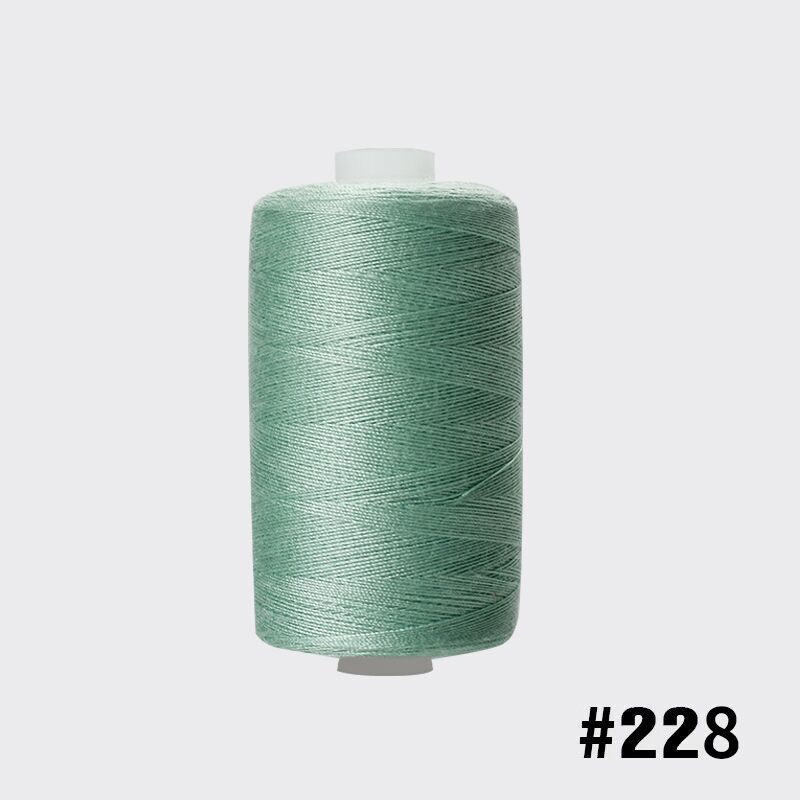 1000 yardas de hilo de poliéster de alta velocidad combinación de colores hogar hilo de coser mano hilo pequeño hilo fino dos hilos 402 hilo de coser