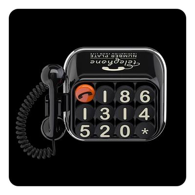 temporary parking mobile phone number – Nömrəli dayanma kartı - black