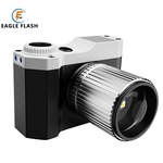 新款智能感应野钓专用led机械变焦爆亮强光头戴式头灯白激光头灯