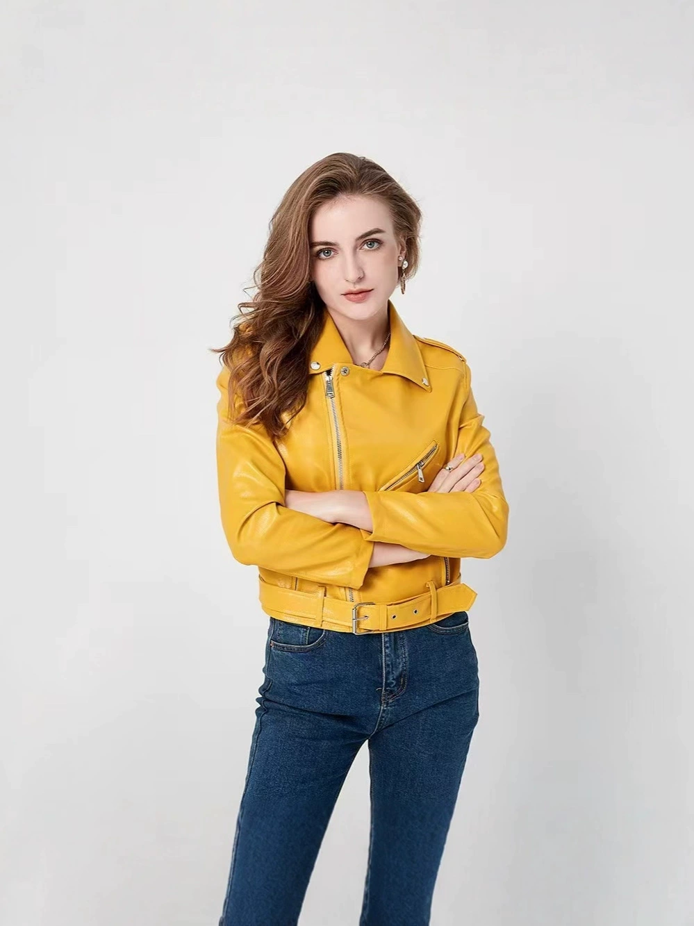 Куртка демисезонное полиуретановое термобелье с молнией, для импорта, slim fit