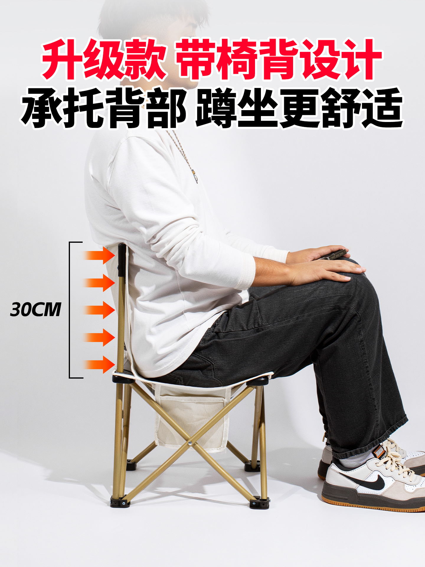 Car-mounted folding toilet, outdoor portable emergency toilet, travel self-driving camping toilet, odor-proof toilet for the elderly