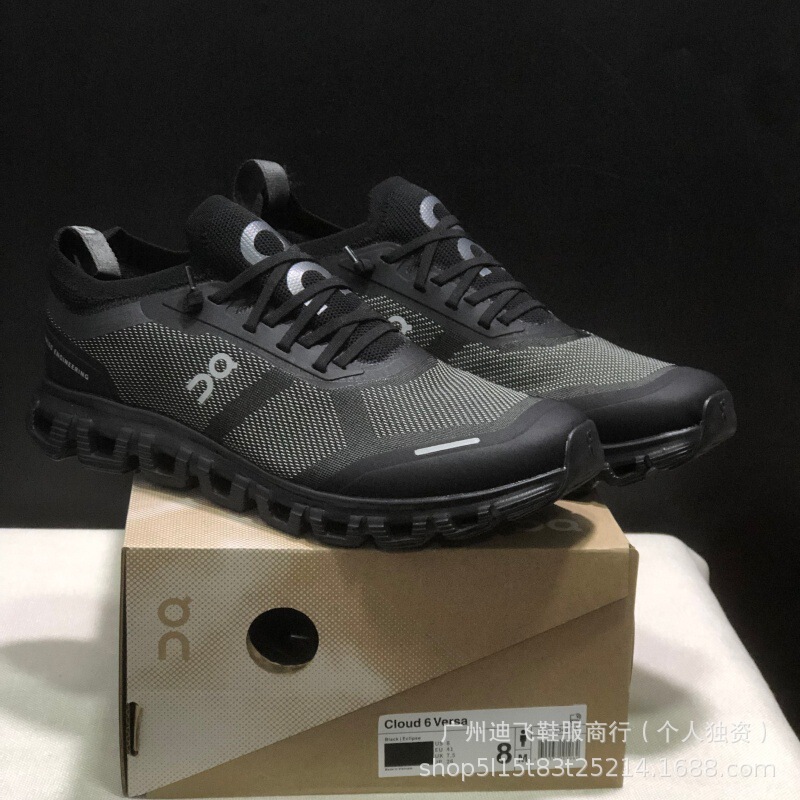 Cross-Border Oangn跑 Cloud6 Coast Push Slip-On Casual Lightweight Breathable Sneakers That Can Be Worn with Heels Raised