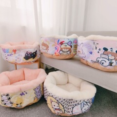 秋冬ペットの巣綿の巣の深い睡眠の巣は乳の巣の猫の巣の猫の犬の通用の保温の巣の小型犬の猫の巣を踏みます。