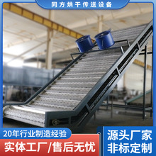 定制小型冷风输送机 链板式高压风机冷却线 自然风降温输送线加工