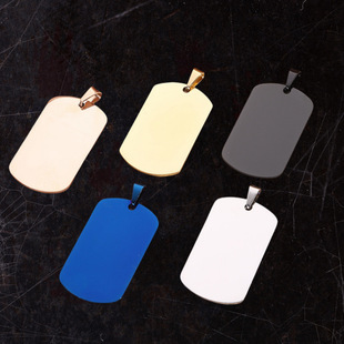 Manufacturer Wholesale Metal Label Pet Anti-Lost Sign Waterproof and Rust-Proof DIY Long-Lasting High-End Business