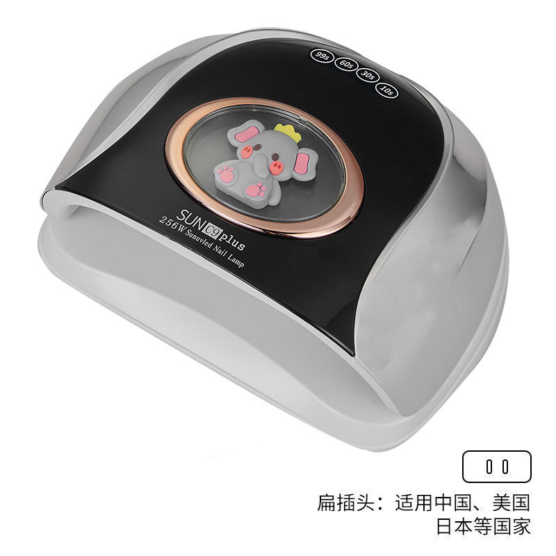 256w luz de manicura de alta potencia LED inteligente manicura luz de horno UV manicura luz de horno encantadora muñeca luz de fototerapia transfronteriza
