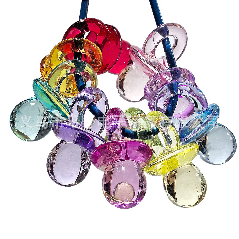 acrylic transparent pacifier