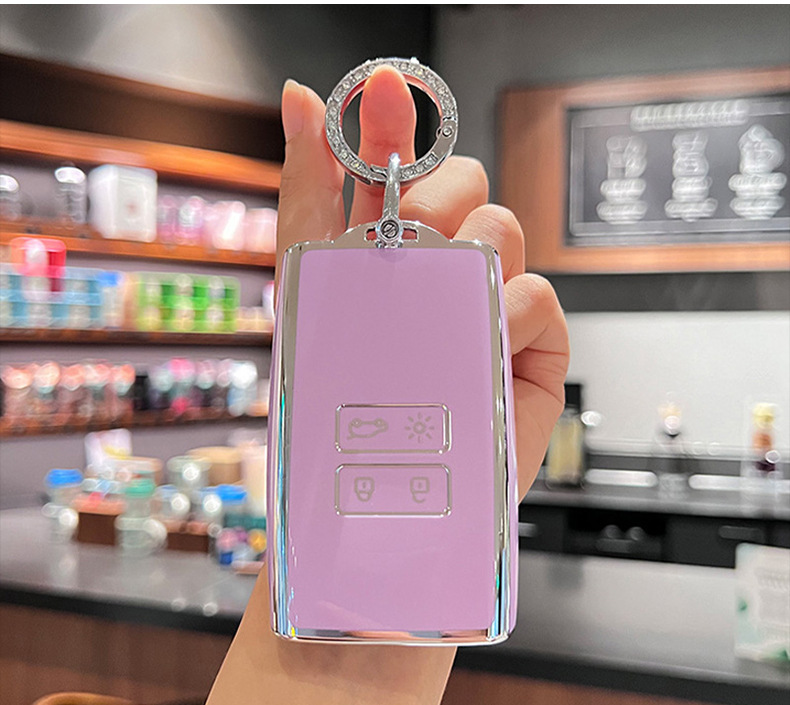 Suitable for Dongfeng Renault Koleo Key Case Female Kolega Car Shell Kolei Bean Full Bag Remote Control Protective Buckle
