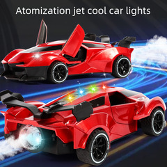 Cross-border high-speed remote control spray drift rotation climbing off-road car with double doors remote control toy car wholesale
