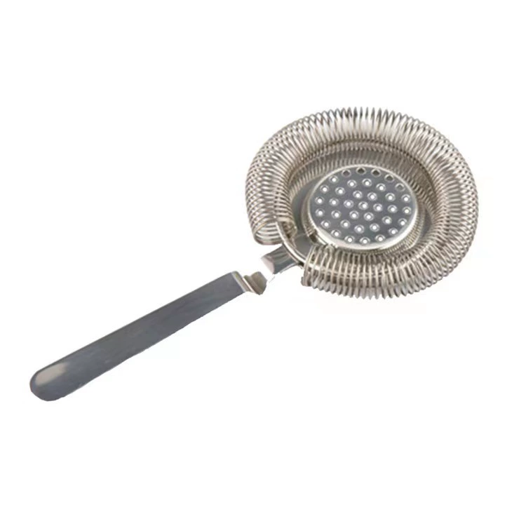 Cross -border direct supply of Hawthon filter cocktail filter creative bending filter bartender