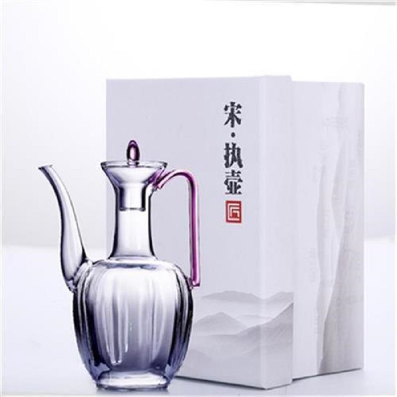 Canción de imitación que sostiene la olla chaise pot Kung Fu juego de té tetera de vidrio resistente al calor tetera resistente a altas temperaturas tetera hirviendo olla de vino caliente