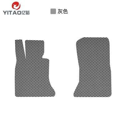 Ayaqaltılar (Kovriklər), Eco-friendly, odorless TPE rubber latex waterproof - drivers-side-passengers-side-gray-one-piece-each-standard-model