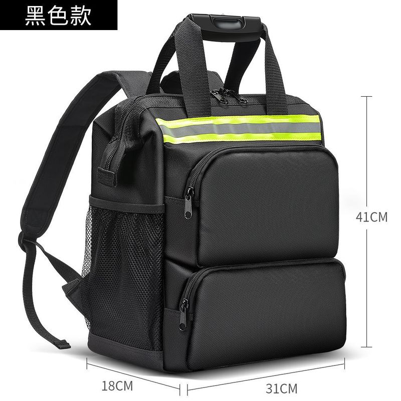木工五金工具套装双肩电工工具包帆布多功能工具袋工具盒亚马逊|undefined