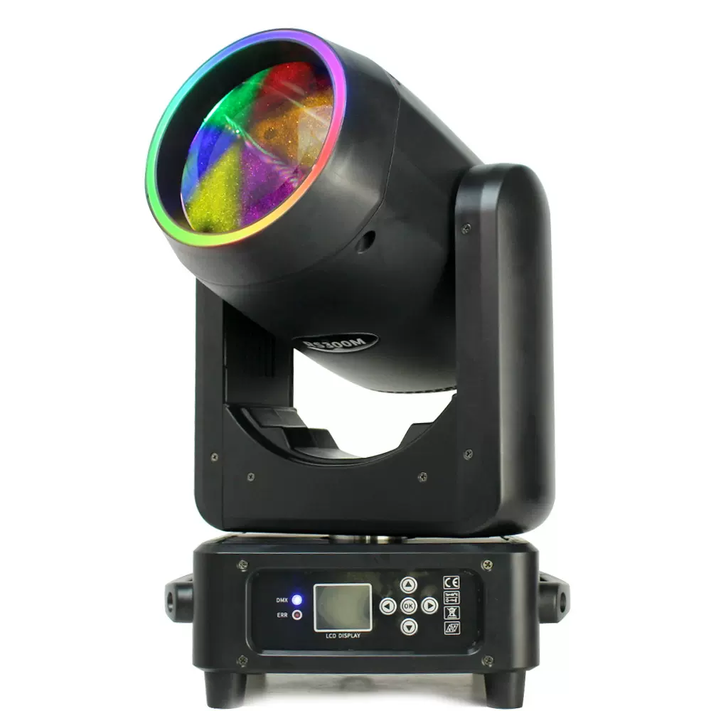 LED300W光束摇头灯酒吧KTV全彩光束灯婚庆演出帕灯电脑摇头染色灯