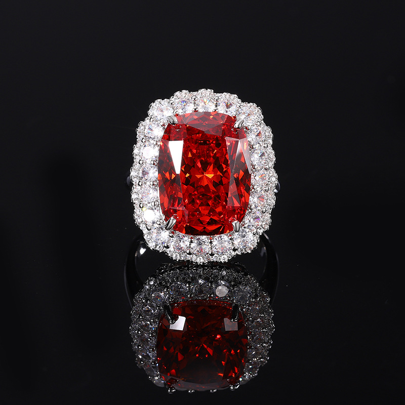 2024 nueva joyería Zhuang Shengsheng, fondo de cobre, simulación chapada en oro, nido de pájaro cortado, traje de temperamento de tesoro de color femenino 12*16