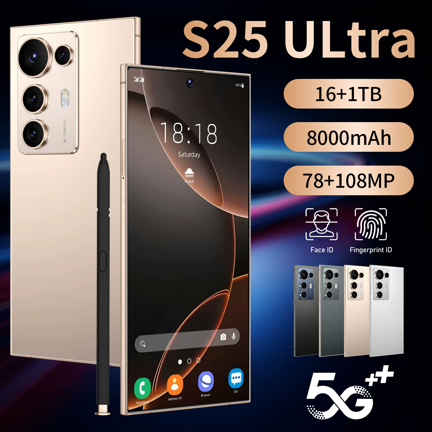 Мобильный телефон, смарт-часы, кросс-бордер торговля, 128ГБ, 4G, 7,3 дюйма, Android