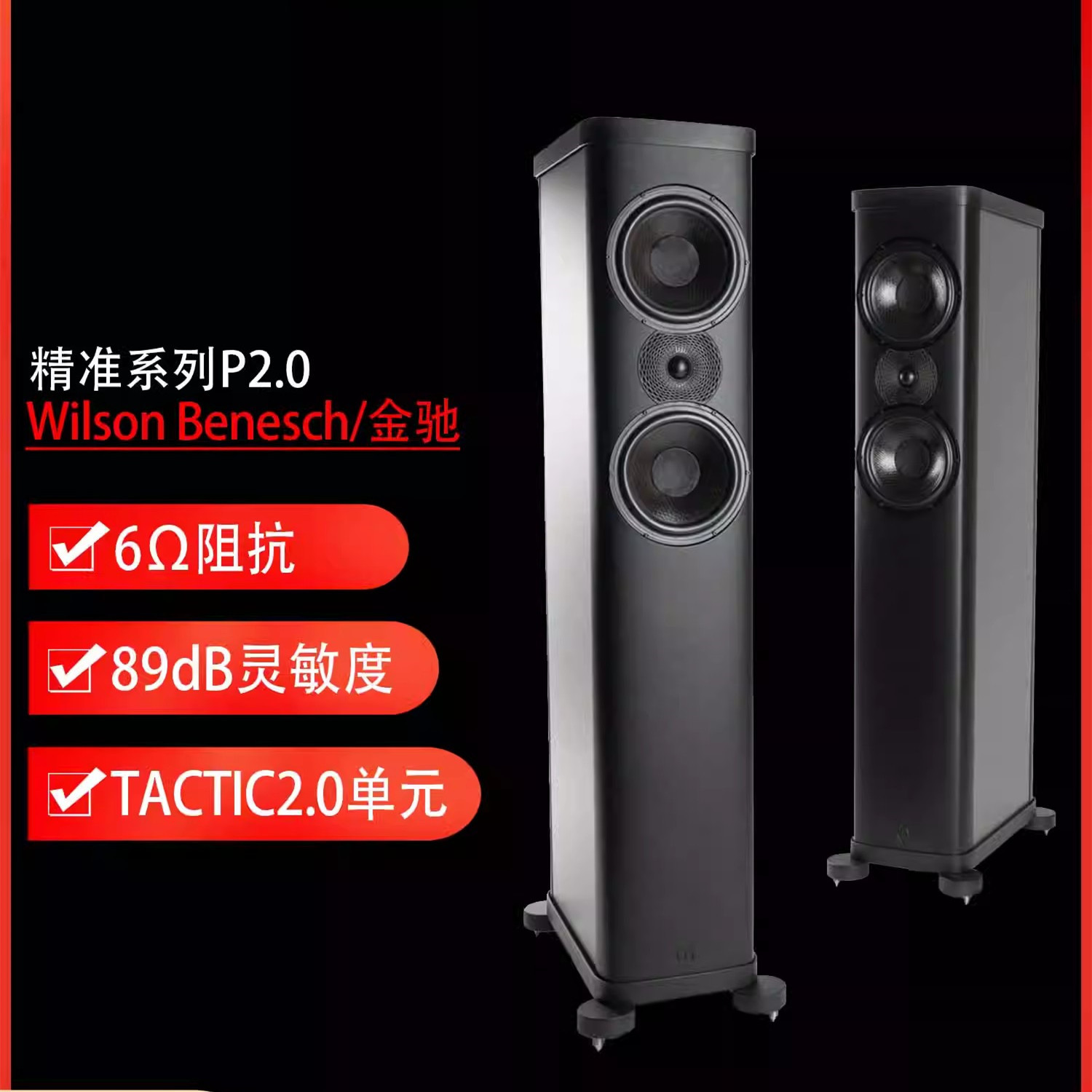 英国 Wilson Benesch 金驰精准系列 P2.0音箱 全新进口