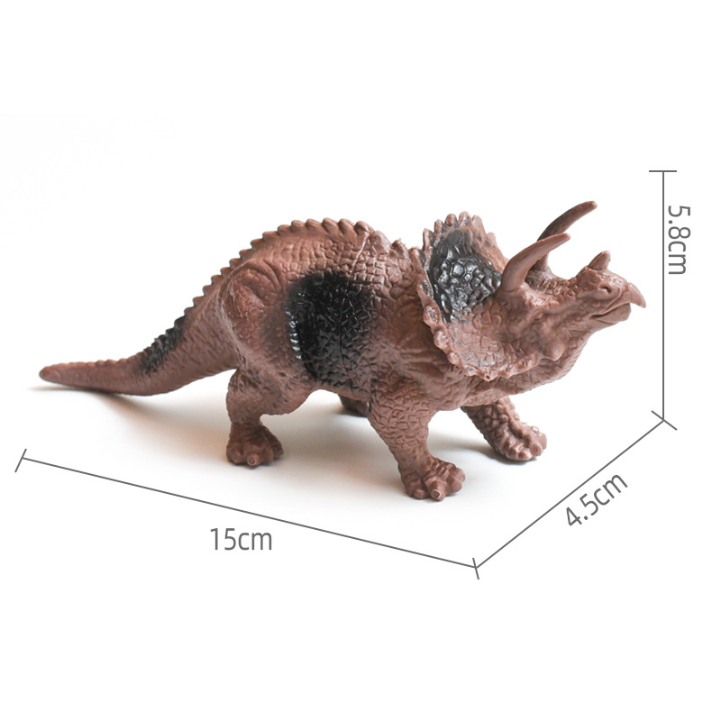 Puesto de juguete directo de fábrica de dinosaurio modelo de juguete de plástico simulación dinosaurio animal juguete niño juguete al por mayor