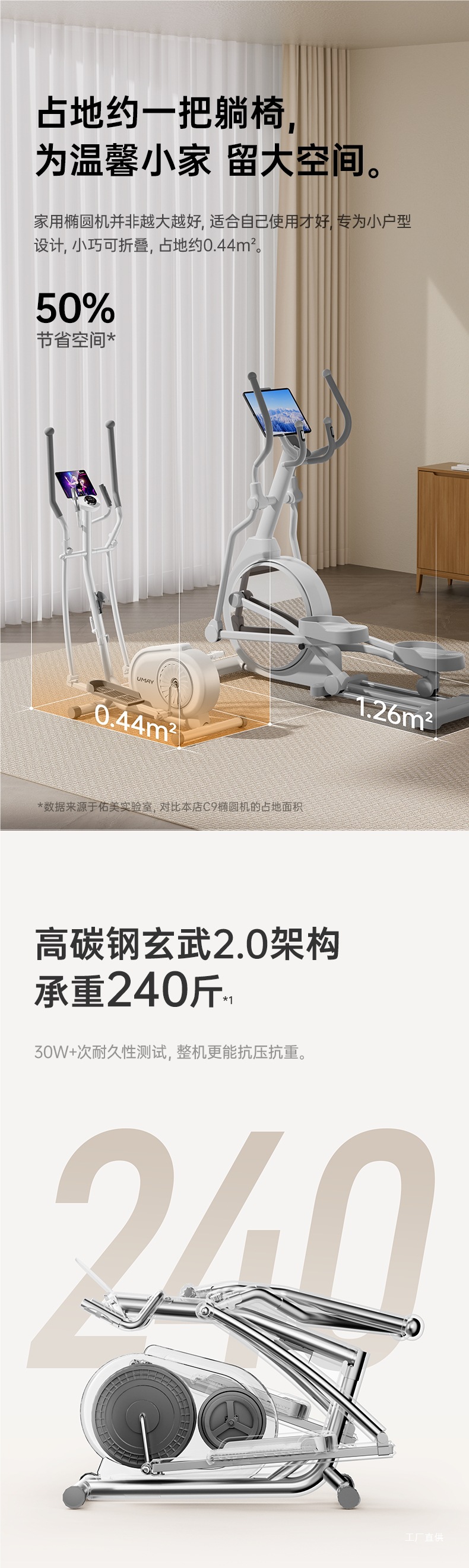 佑美椭圆机家用健身小型椭圆仪太空漫步机商用跑步踏步机登山机-阿里巴巴