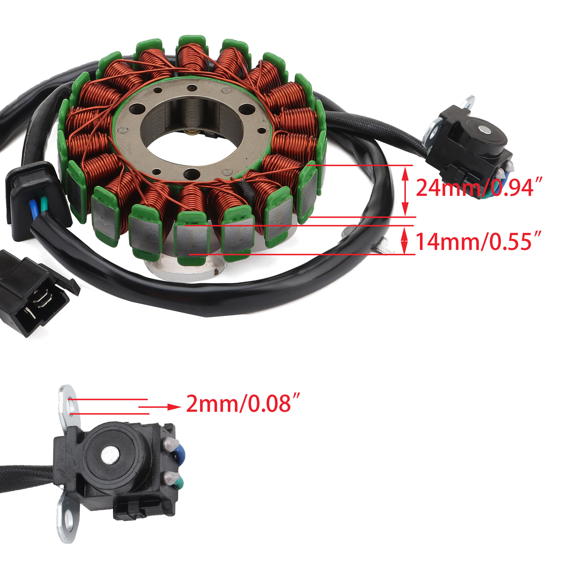 Ignition Coil Stator Fit for Gz150 Gz150-A En150J