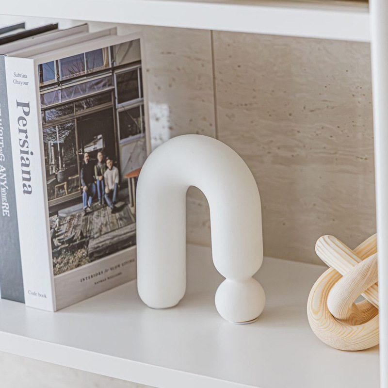 Artístico abstracto creativo, decoraciones blandas, armario de televisión de la sala de estar moderna, decoración doméstica popular