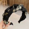 Twist Knit Letter Black