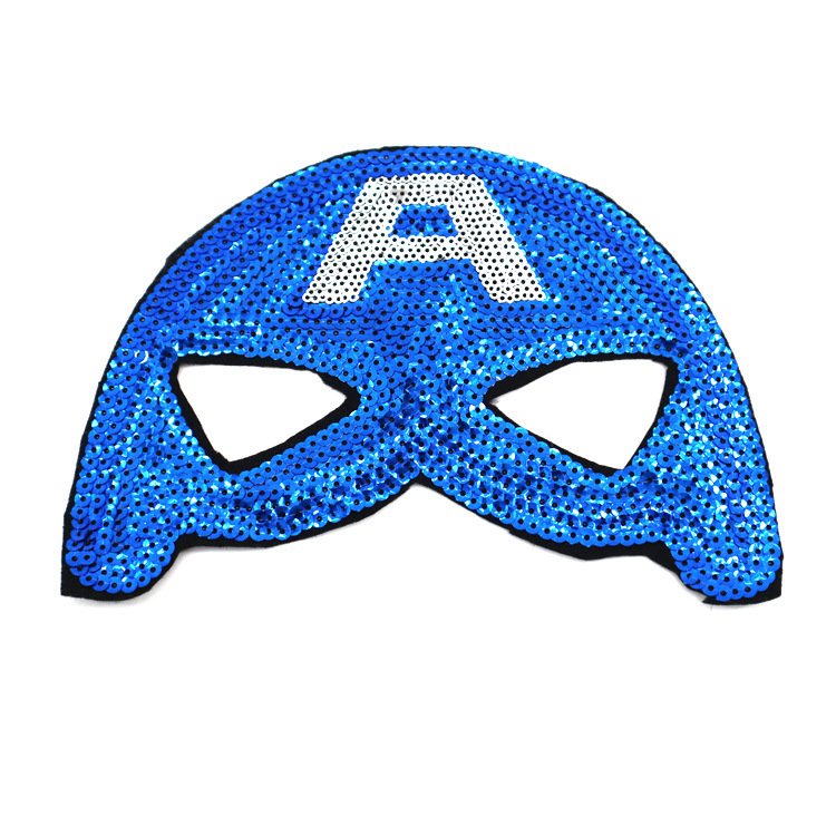 Máscara transfronteriza para niños de Halloween Marvel Máscara de anime Spider-Man Máscara de ojos de Superman Máscara de ojos para niños al por mayor