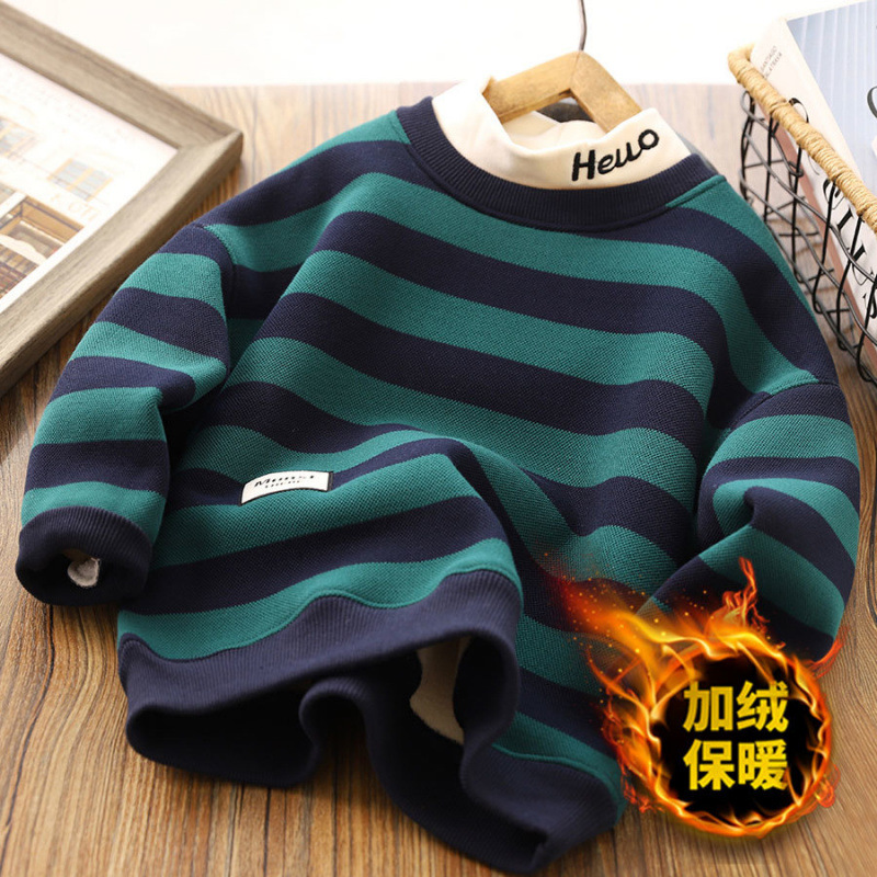 Winter children's warm base body-friendly elastic warm sweatshirt…