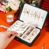 Handheld polyurethane storage system, earrings, ring, accessory, universal storage box, simple and elegant design, wholesale